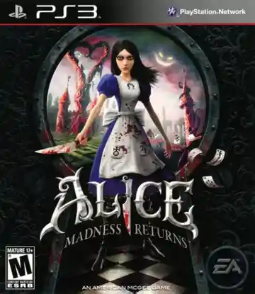 Alice - Madness Returns (USA) box cover front